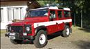 Hasičké vozidlo Land Rover Defender 110 SW TD4